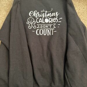 Gildan Black Christmas Crewneck Sweater